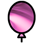 number-balloon-hot-pink